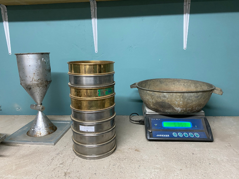 Laboratory sieves and testing equipment
